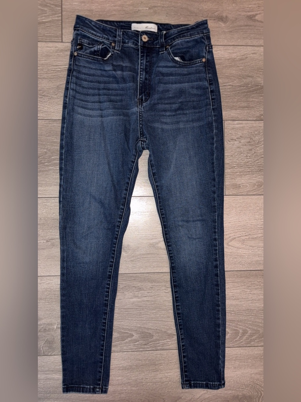 Kancan Kurvy Denim Jeans Size 28 High Rise Skinny Dark Wash